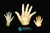 Ballistic Dummy Gel Hands Separated Joints (Flexible)