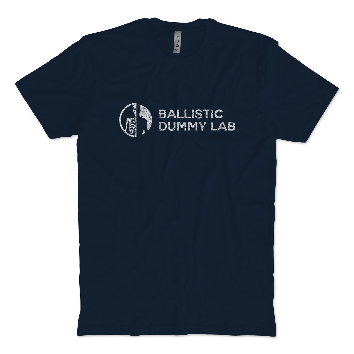 BALLISTIC DUMMY LAB DISTRESSED T-SHIRT – detail view