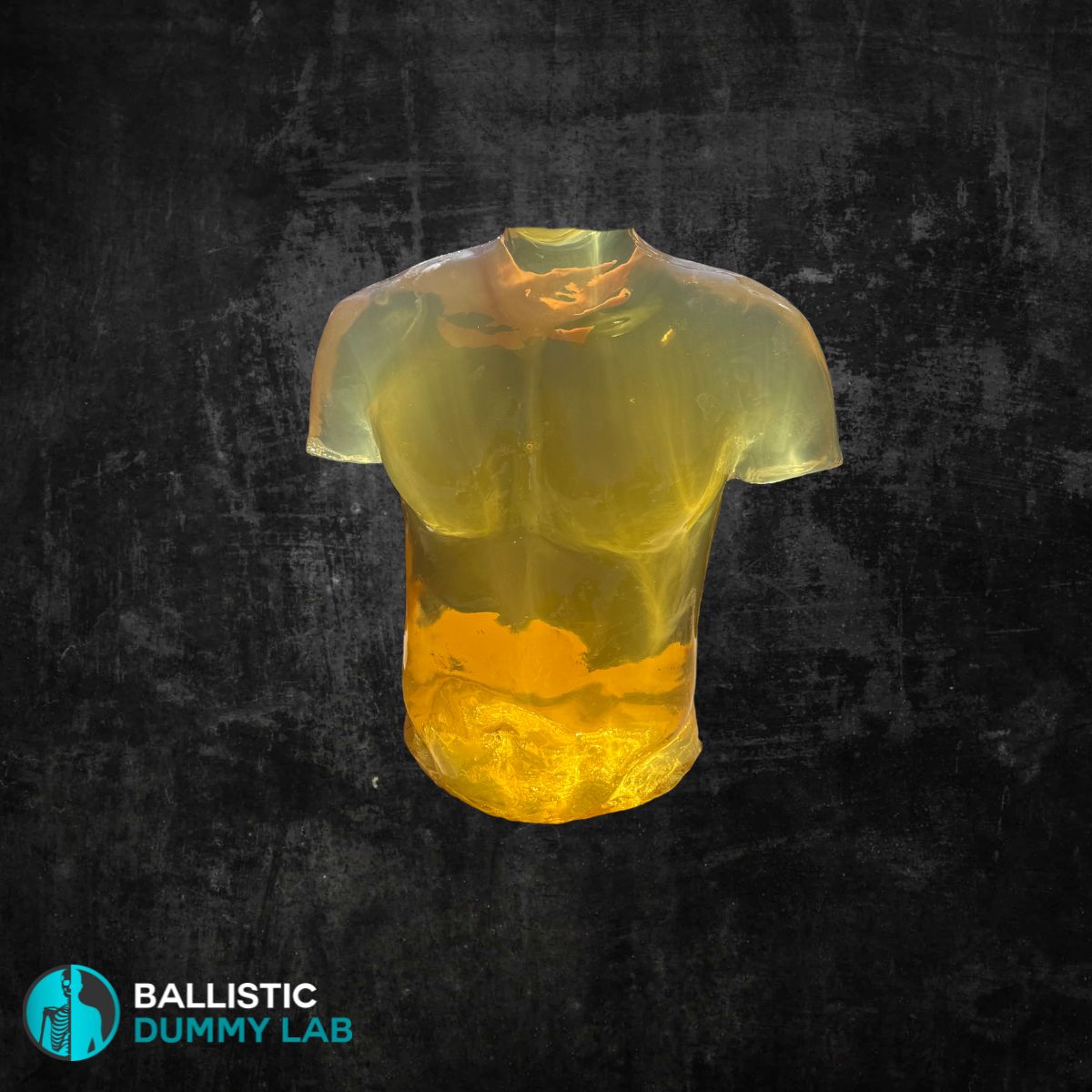 Ballistic Gel Torso Headless no Internals – detail view