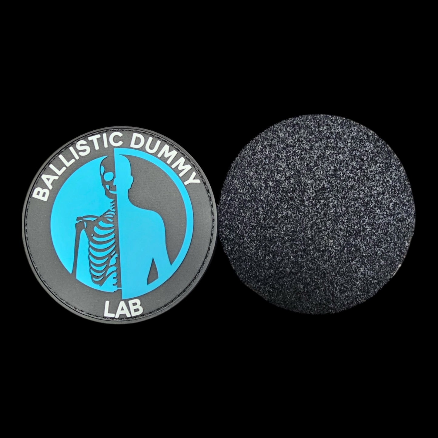 Vinyl Velcro Patch – side view