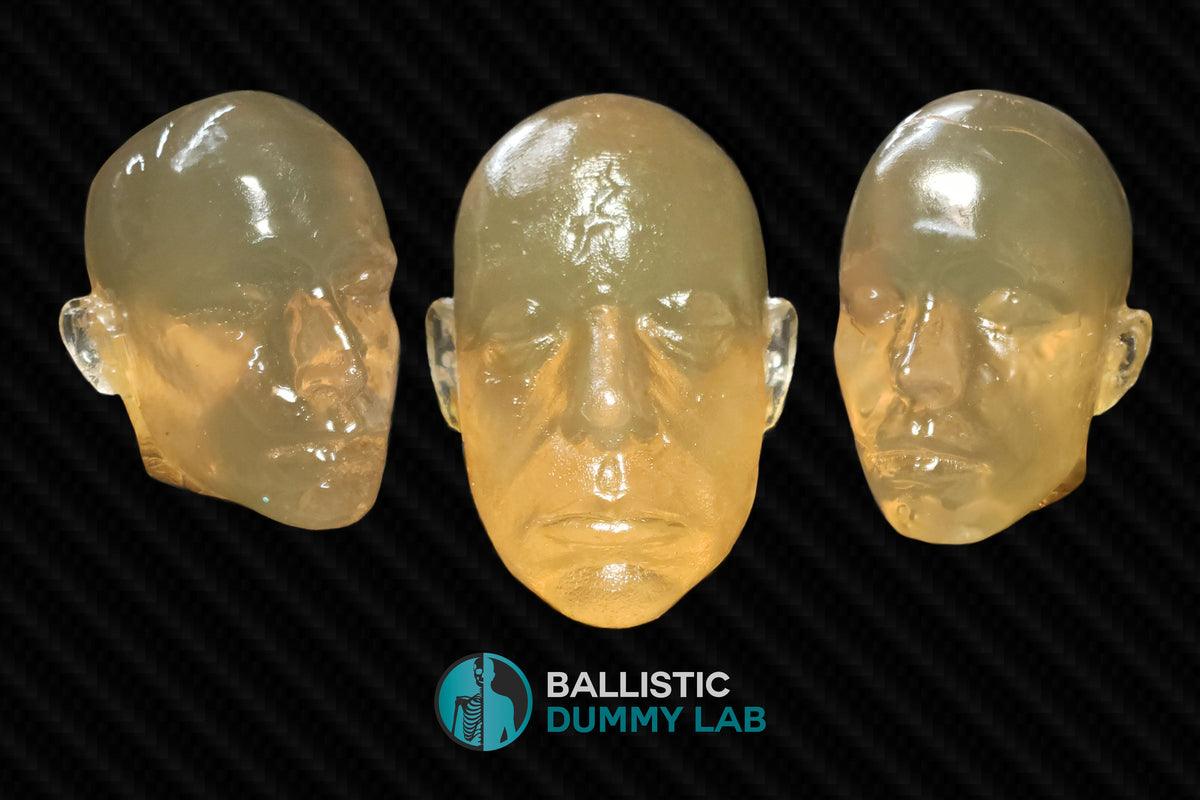 Perma-Gel Ballistic Dummy Loaded Head – Ballistic Dummy Lab