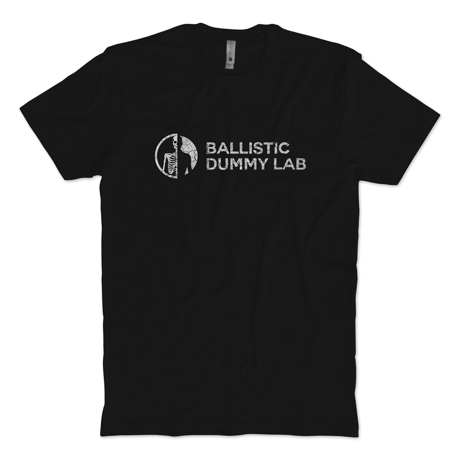 BALLISTIC DUMMY LAB DISTRESSED T-SHIRT – side view