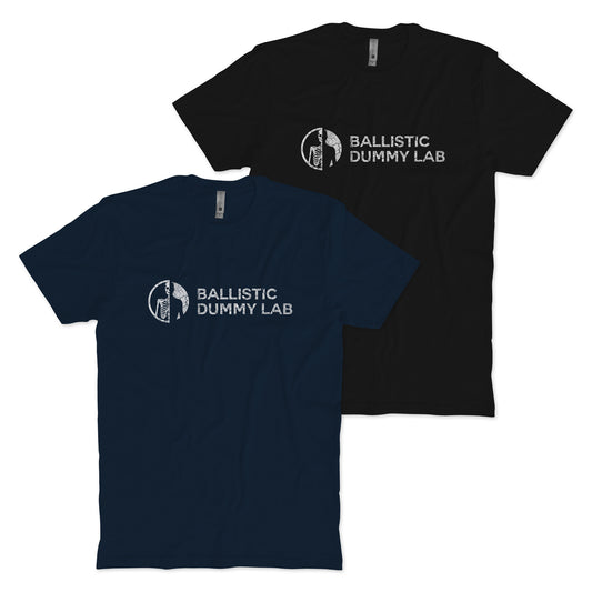 BALLISTIC DUMMY LAB DISTRESSED T-SHIRT – front view