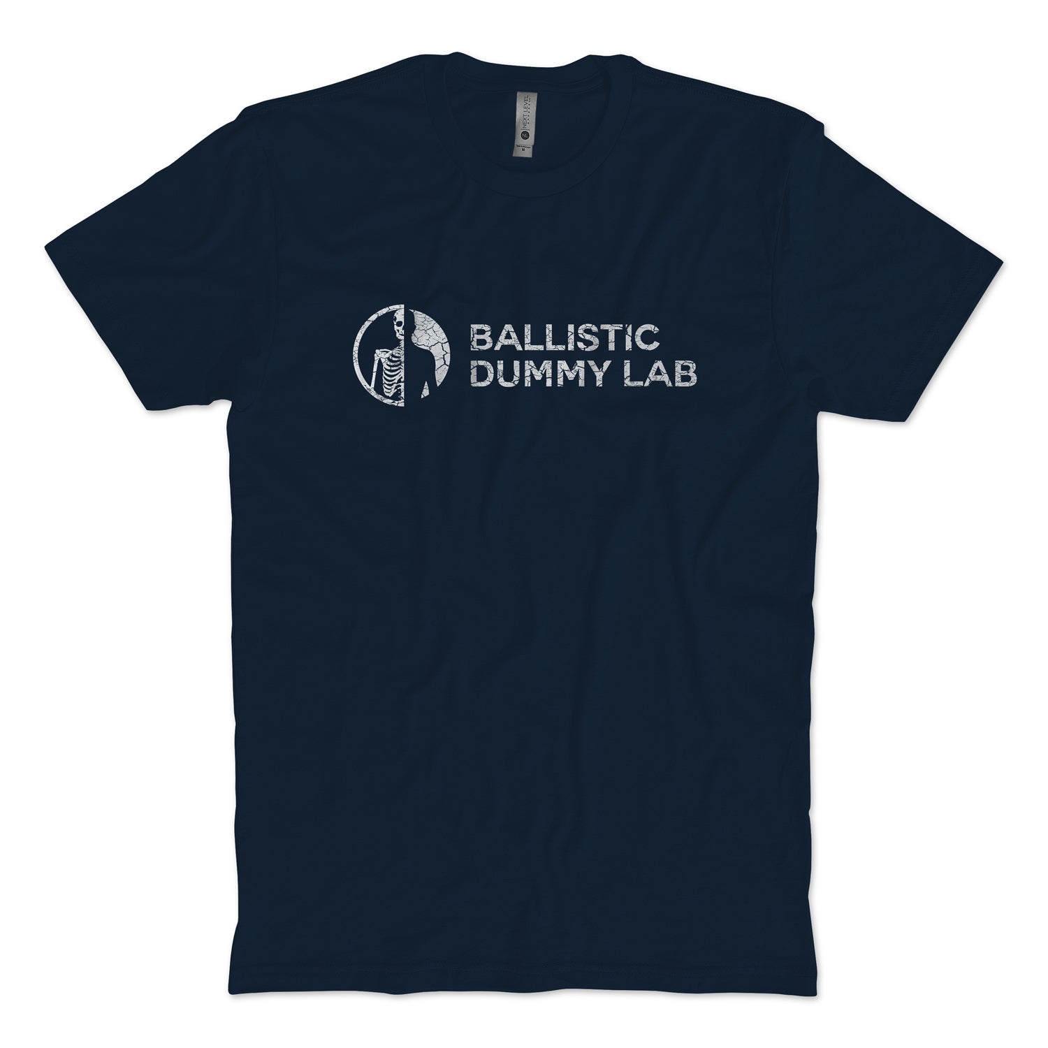 BALLISTIC DUMMY LAB DISTRESSED T-SHIRT – detail view