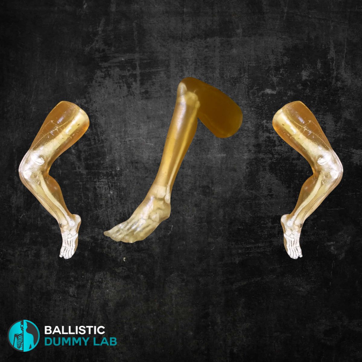 Ballistic Dummy Bent Gel Leg – ballistic gel product