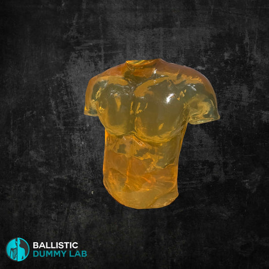 Ballistic Gel Torso Headless no Internals – front view