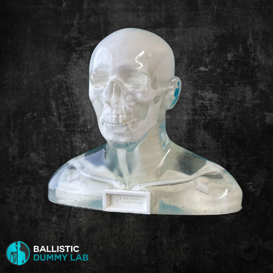 Perma-Gel Ballistic Dummy Loaded Deluxe Bust – front view