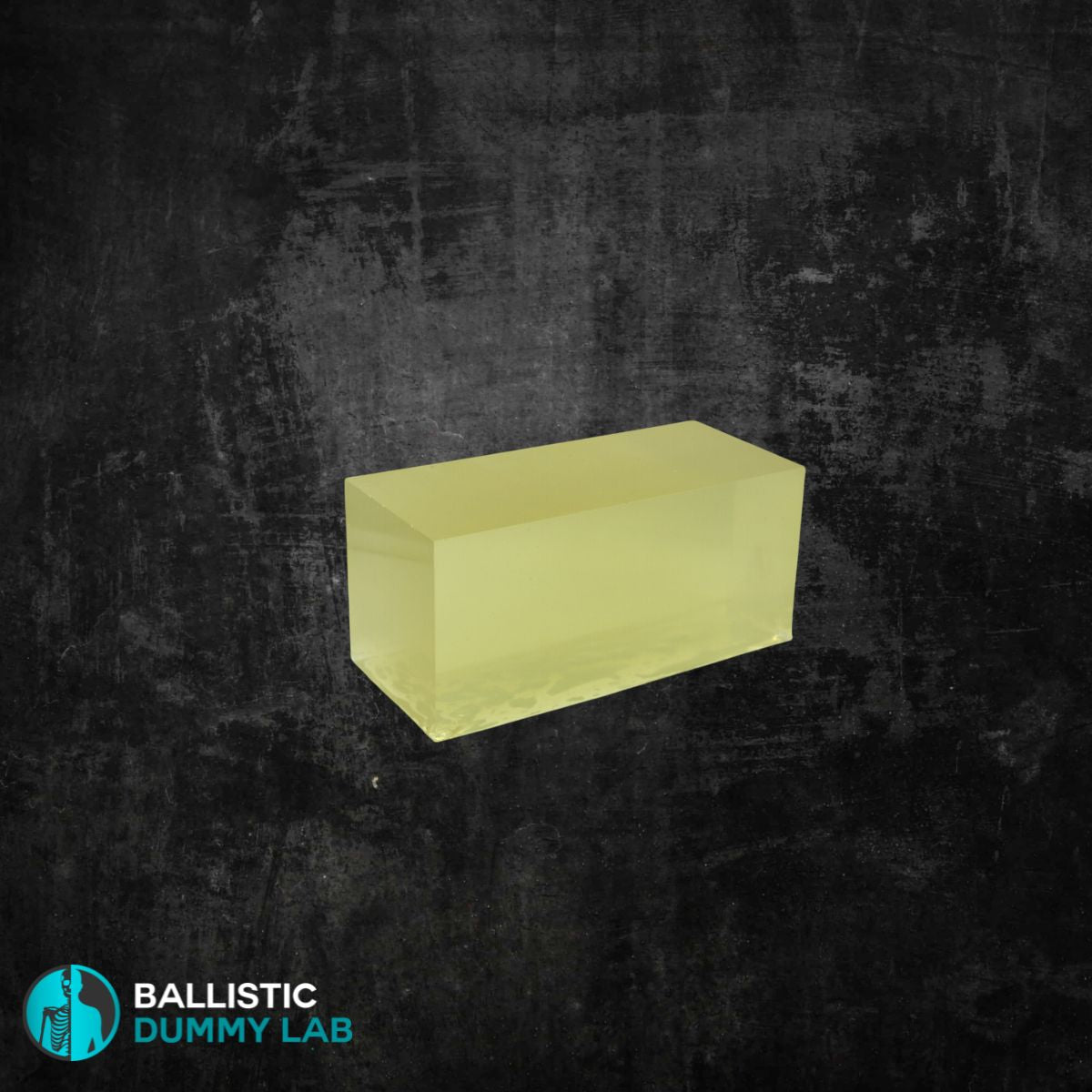 20% Nato Ballistic Gel Block 9x4x4 – front view