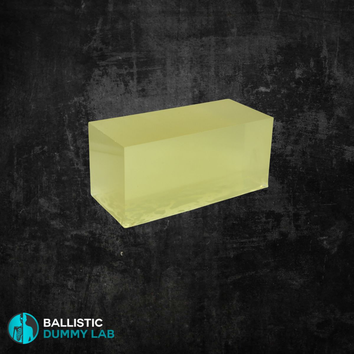 20% Nato ballistic Gel Block 16x6x6 – front view