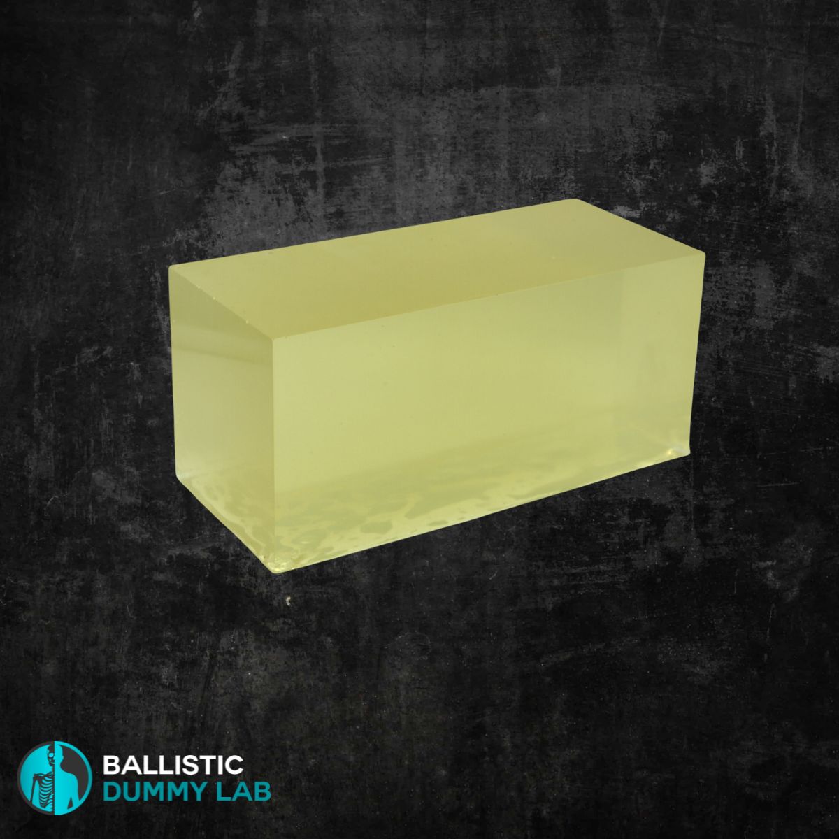 20% Nato Ballistic Gel Block 18x8x8 – front view