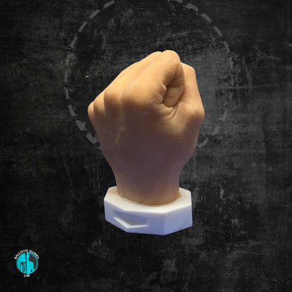 Ballistic Dummy Gel Clenched Fist – back view