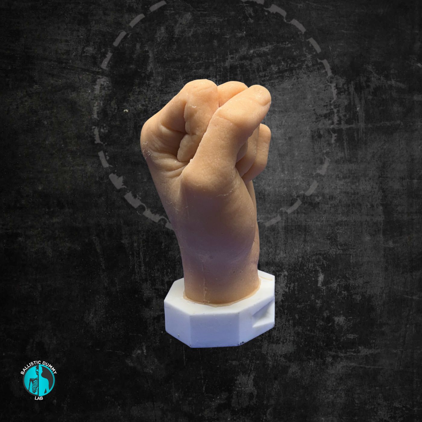 Ballistic Dummy Gel Clenched Fist – alternate view