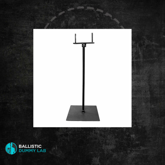 RUBBER DUMMIES™ Base ONLY – Target Stand for Dummy Target – front view
