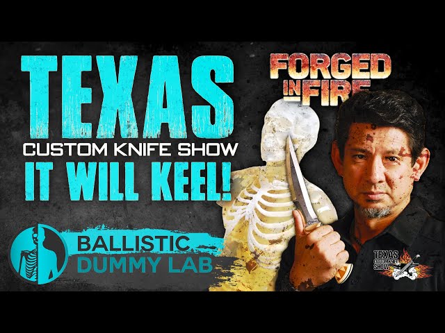 Texas Custom Knife Show - Doug Marcaida - Ballistic Dummy Lab