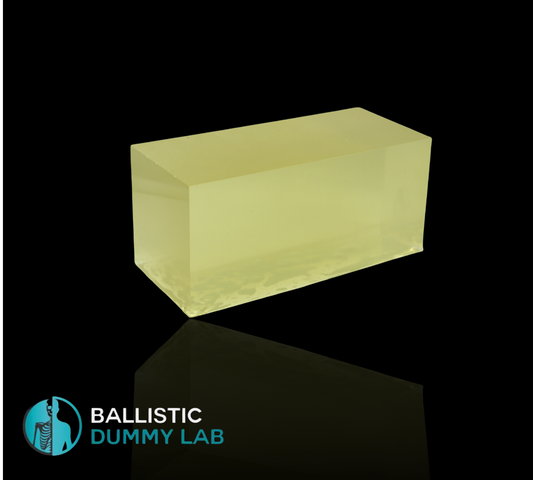 20% Nato ballistic Gel Block 16x6x6 – side view