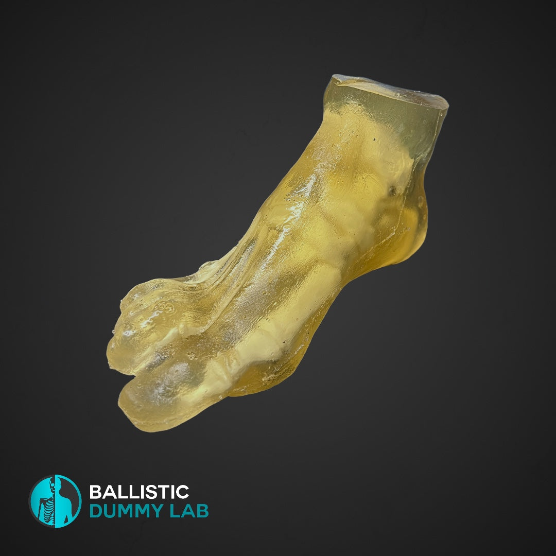 Ballistic Dummy Gel Foot Ballistic Dummy Lab