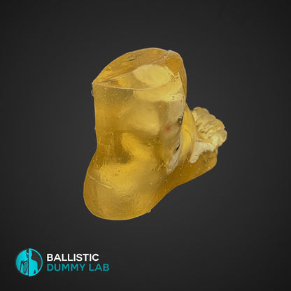 Ballistic Dummy Gel Foot – side view