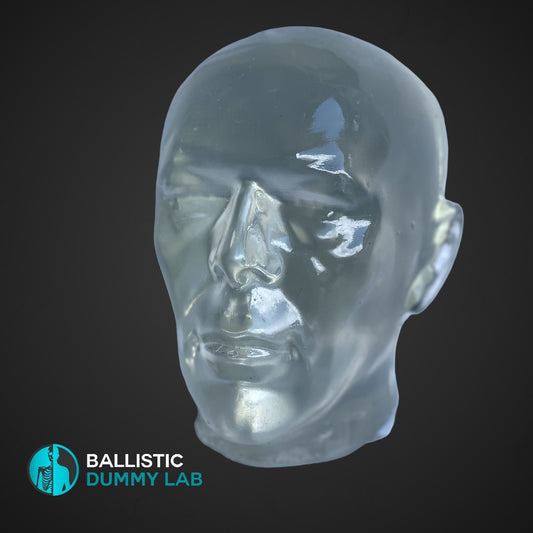 Perma-Gel Ballistic Dummy Unloaded Head – front view