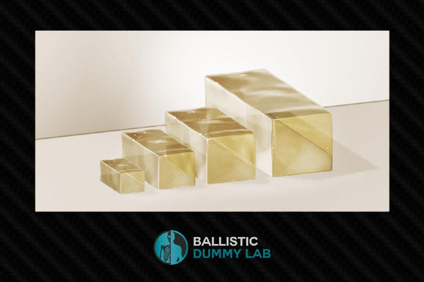 10% Ballistic Gel Block 16x6x6 FBI Standard – Ballistic Dummy Lab